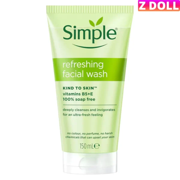 Simple Hydrating Facial Wash-UK, Made in Poland